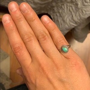 Sterling silver and turquoise ring